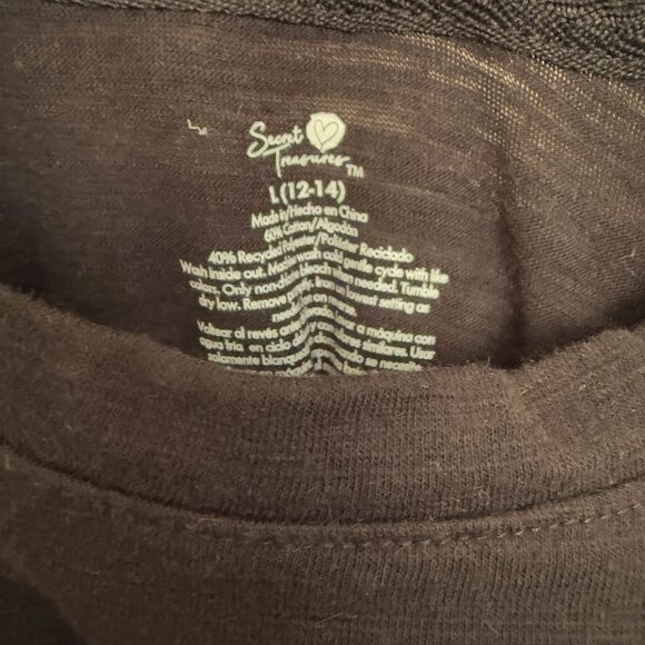 More Naps Black Tank Pink and White Words Size Large Loungewear - Picture 4 of 7